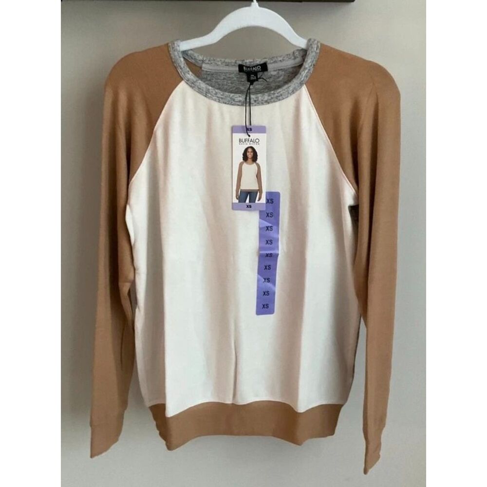 BUFFALO by David Bitton - Cozy Crewneck Sweater Top - Brand New!